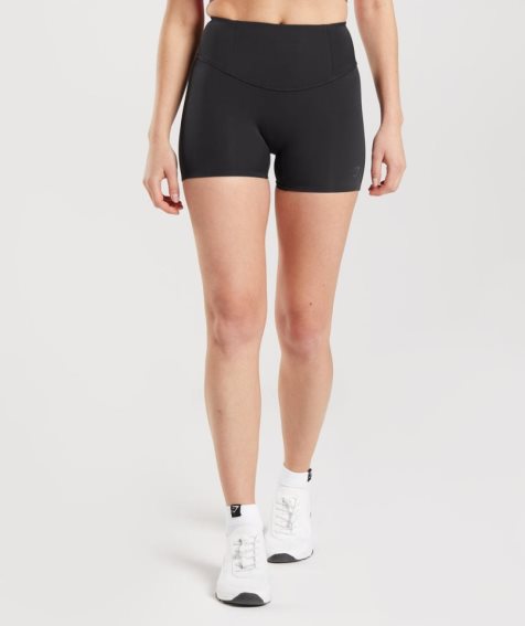 Women's Gymshark Studio Shorts Black | CA 861D75